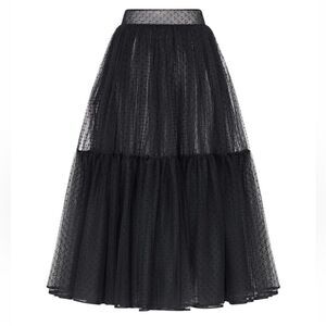 Dior Flares Tulle MIDI Skirt 38